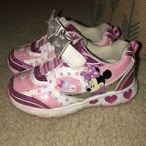 Minnie Mouse toddler light up shoes